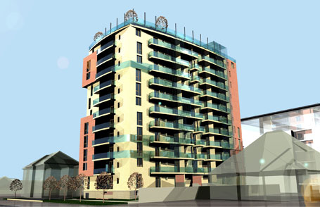 The block of flats The block of flats